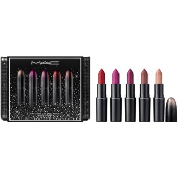 MAC Cosmetics Holiday Signature Satin Lipstick Set set cadou de buze